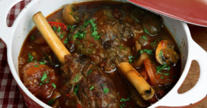 Justin's Warming Lamb Shanks