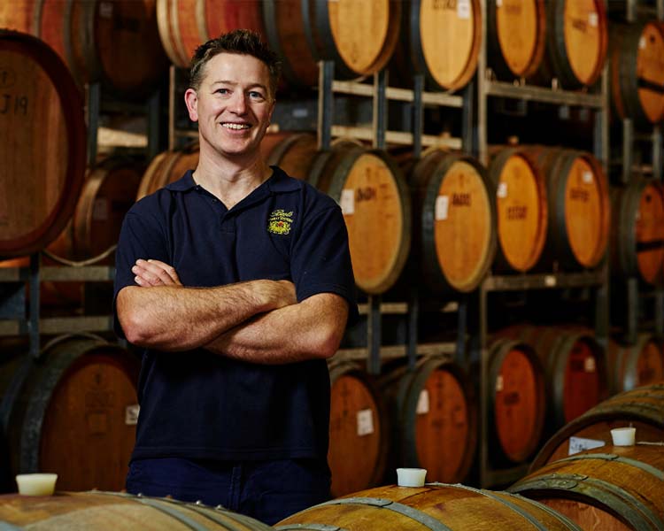 Best's Winemaker Justin Purser