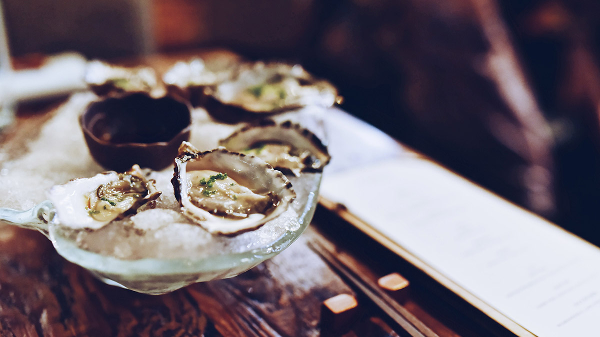 Oysters with Japanese Dressing