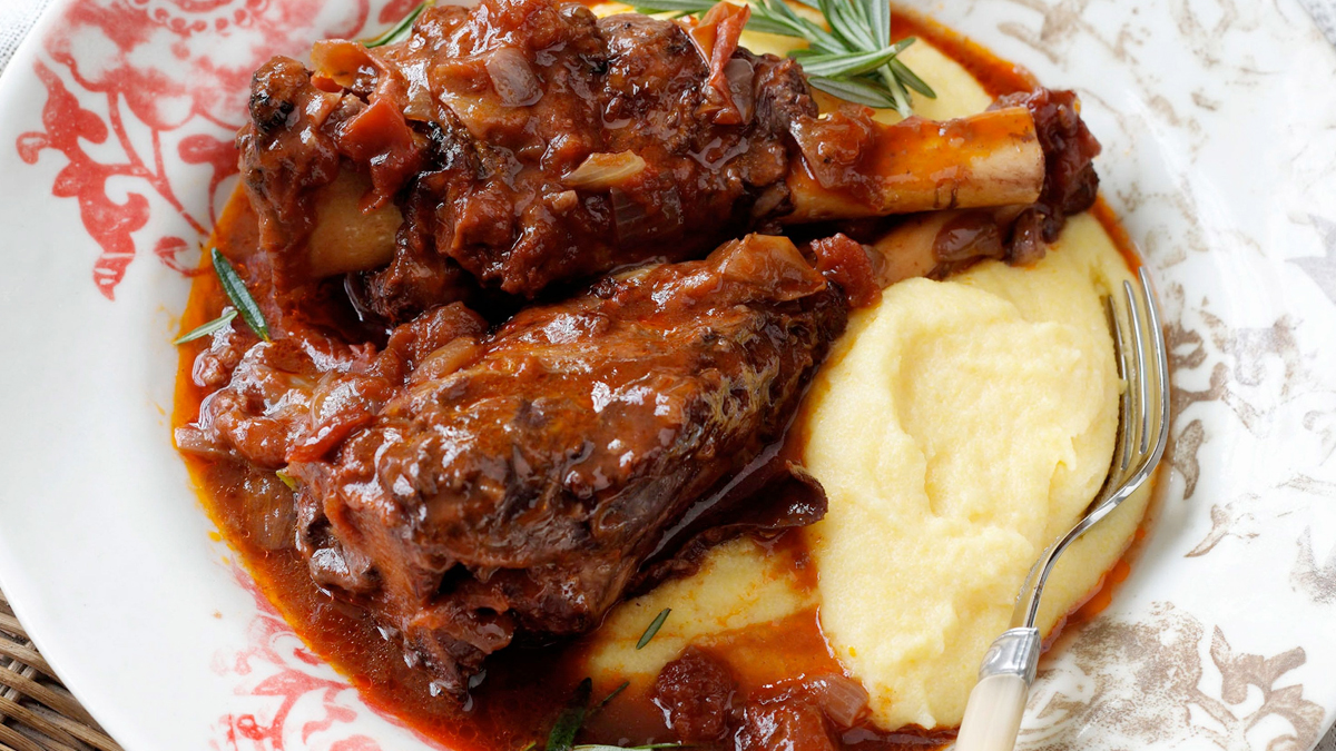 Slow Cooked Lamb Shanks