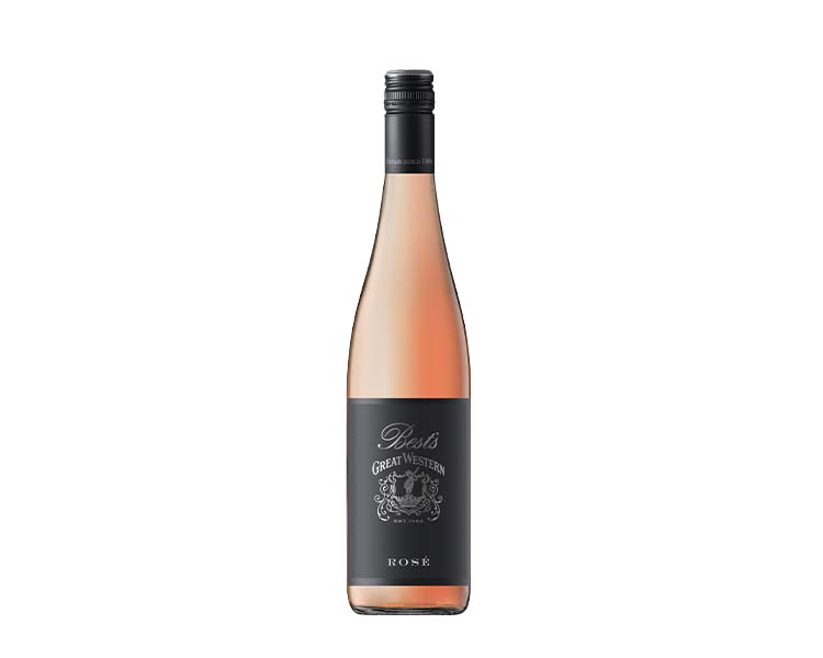 Bottle shot of Best's Wines 2022 Great Western Rosé