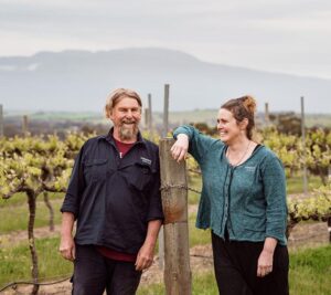 Andrew and Katrina Toomey from Miners Ridge Wines 