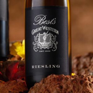 Lifestyle Bottle shot of Bests Great Western Riesling