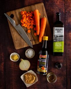 Prepared Ingredients for Asian Noodle Salad by Another Food Blogger Gavin