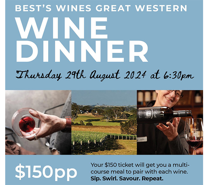 Events - Bests Wines | Grampians Winery | Great Western